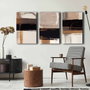 Wallity Conjunto de 3 Lienzos Decorativos Multicolor 45 x 70 cm